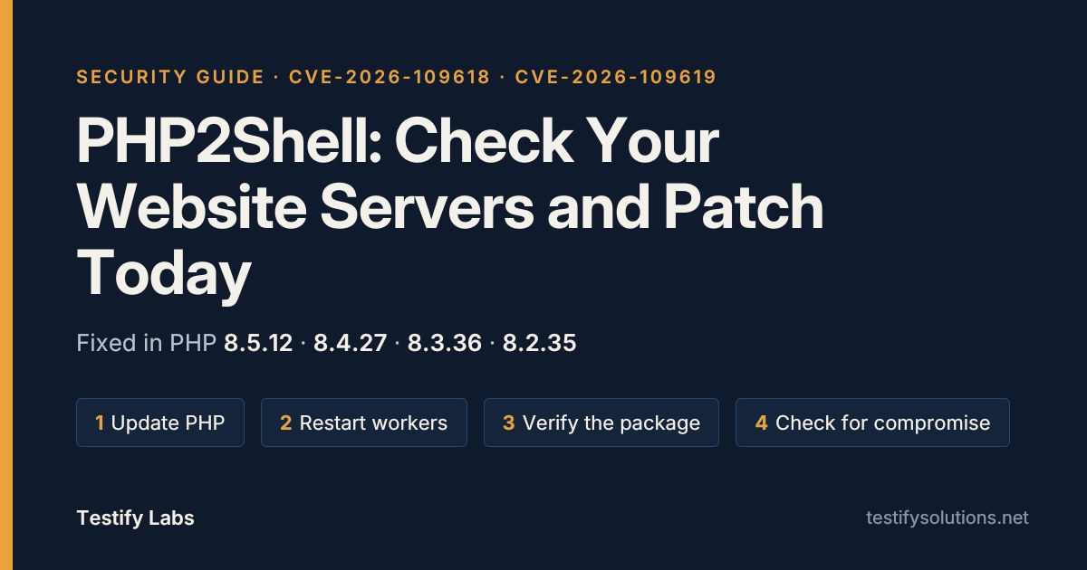 PHP2Shell: Check Your Website Servers and Patch Today