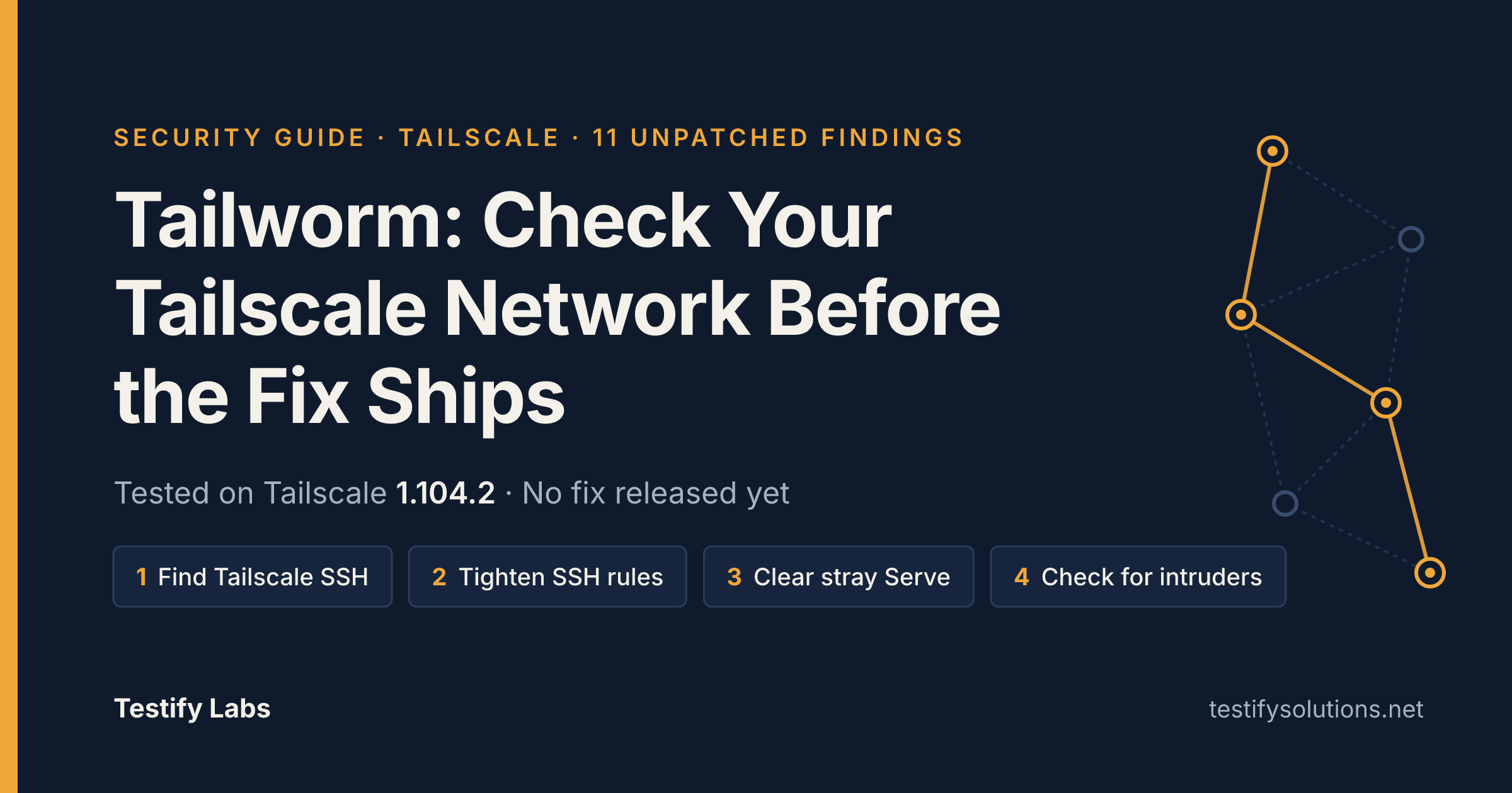 Tailworm: Check Your Tailscale Network Before the Fix Ships
